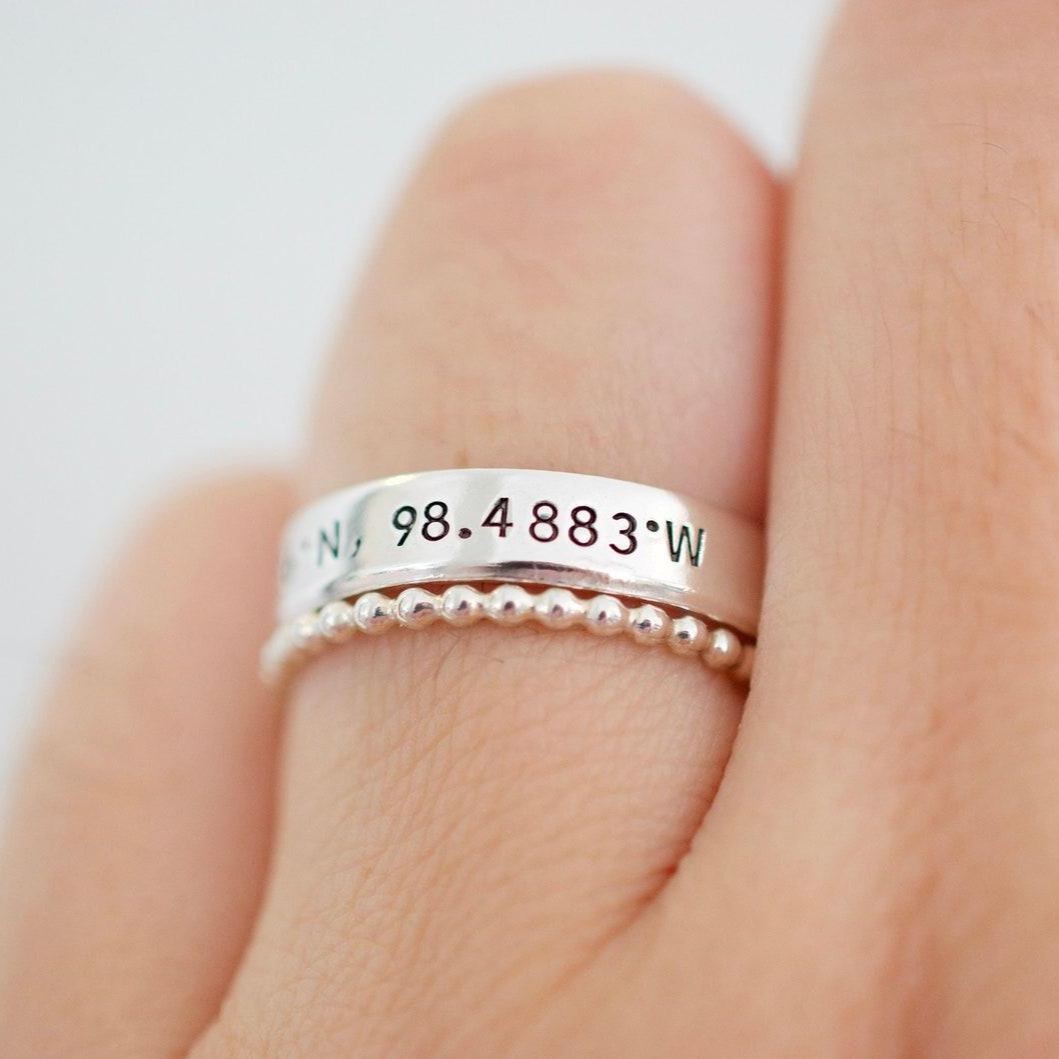 Anniversary Gifts Custom Name Ring Personalized Name Couple's Ring Wedding Gifts