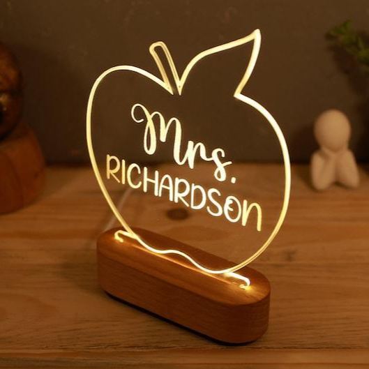 Personalized Teacher Gifts - Gift for Teacher - Back To School Gifts - Teacher Sign for Desk - Custom Classroom Decor - Desk Name Plate