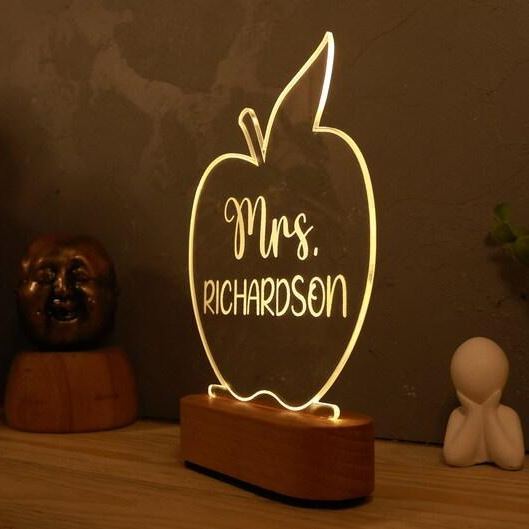 Personalized Teacher Gifts - Gift for Teacher - Back To School Gifts - Teacher Sign for Desk - Custom Classroom Decor - Desk Name Plate