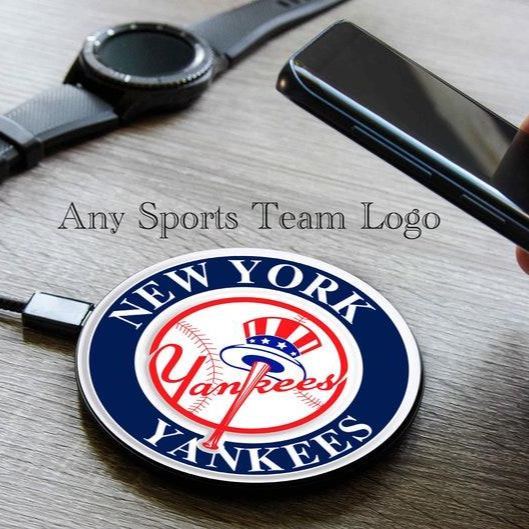 Personalized Custom Gift Wireless Charger Favorite Sports Team Favorite Photo Image Group Professional Charging Pad