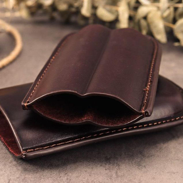 Personalized Leather Cigar Case Custom Engraved Cigar Holder Premium Leather Gift for Cigar Lovers