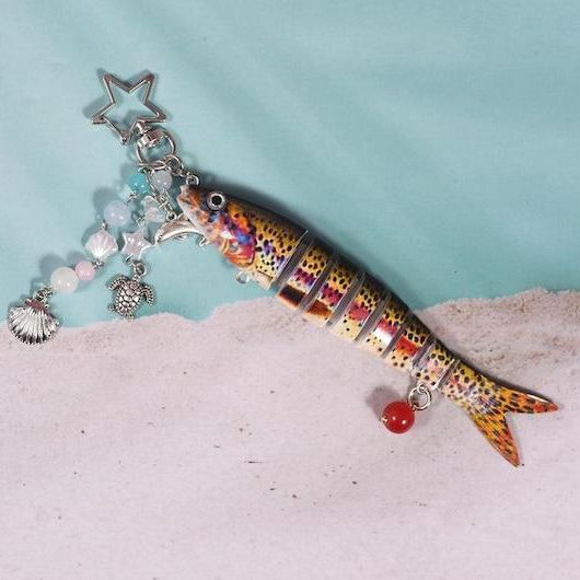 Parent-child Fish Lure Keychain, Fish bait keychain, Fishing Keychain, Fish Bag Charm, Gift For Father