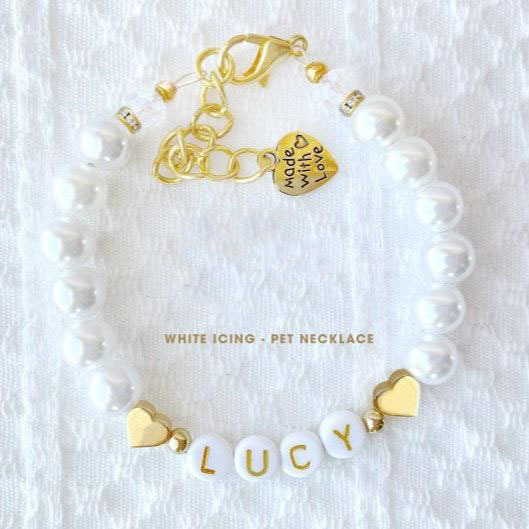 Personalized Pet Name Necklace for Cats & Dogs Custom Pet Collar Neckl