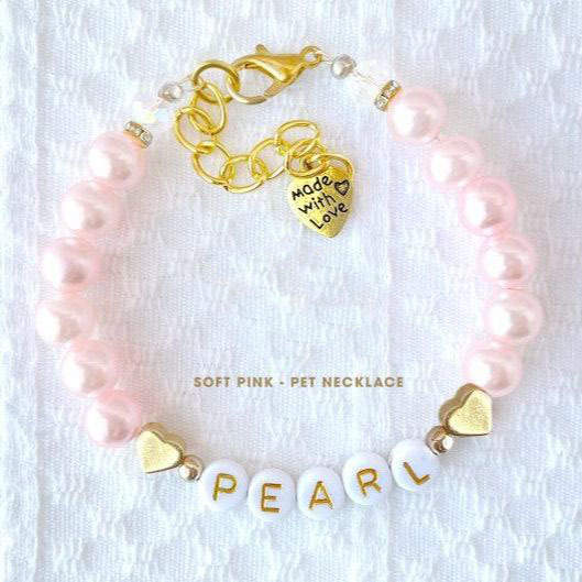 Personalized Pet Name Necklace for Cats & Dogs Custom Pet Collar Necklace with Your Pet's Name