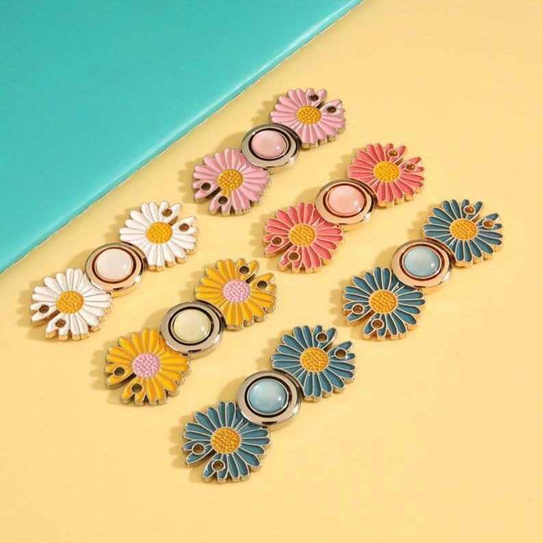 Jeans Waist Button Buckle-2Pcs Waistband Tightener Adjuster Sewing Hook and Eye Clip Clasp Pins for Pant/Skirt/Collar