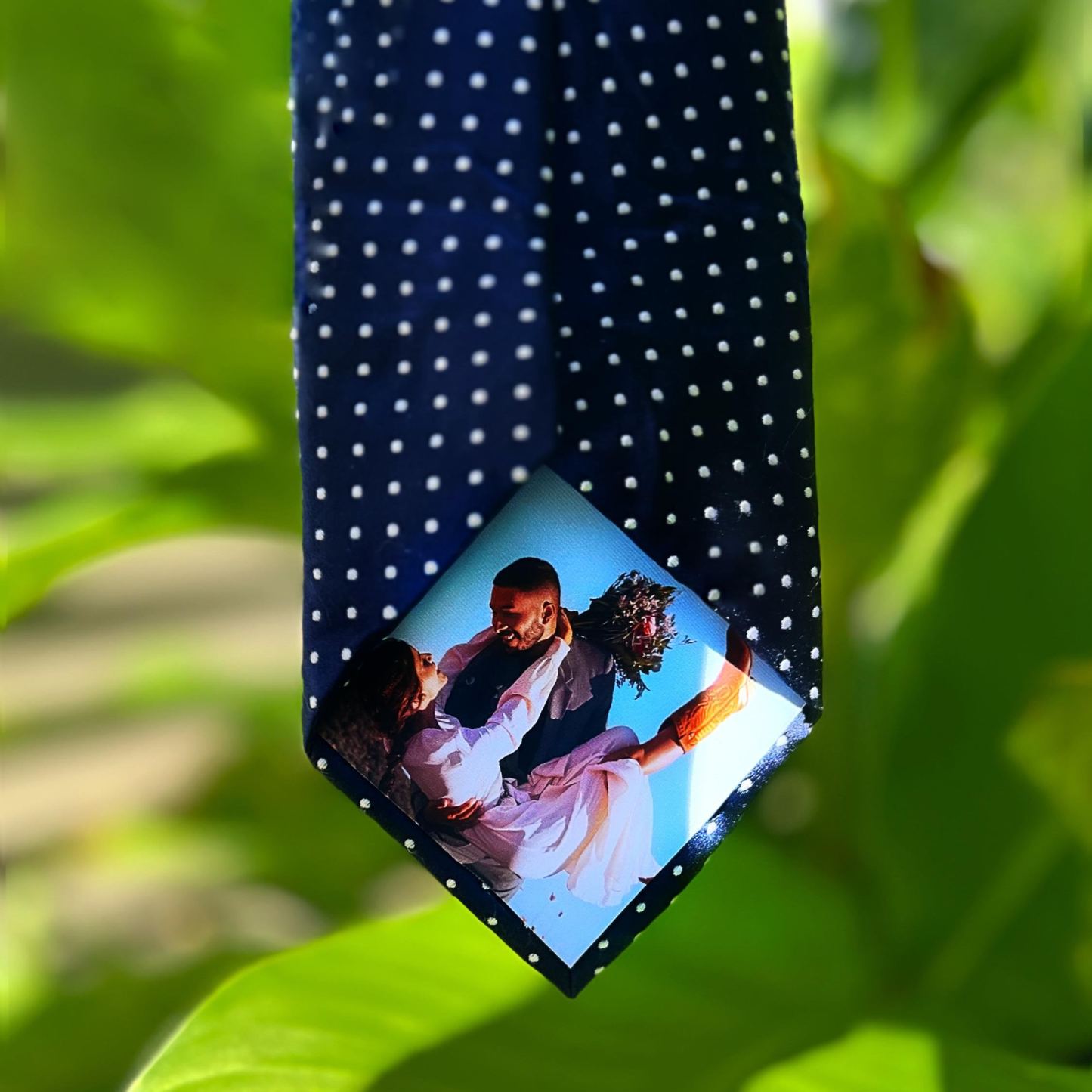 Personalized Photo Tie Patch Custom Picture Tie Patch Peel and Stick Fabric Tie Patch with Custom Photo Gifts for Him