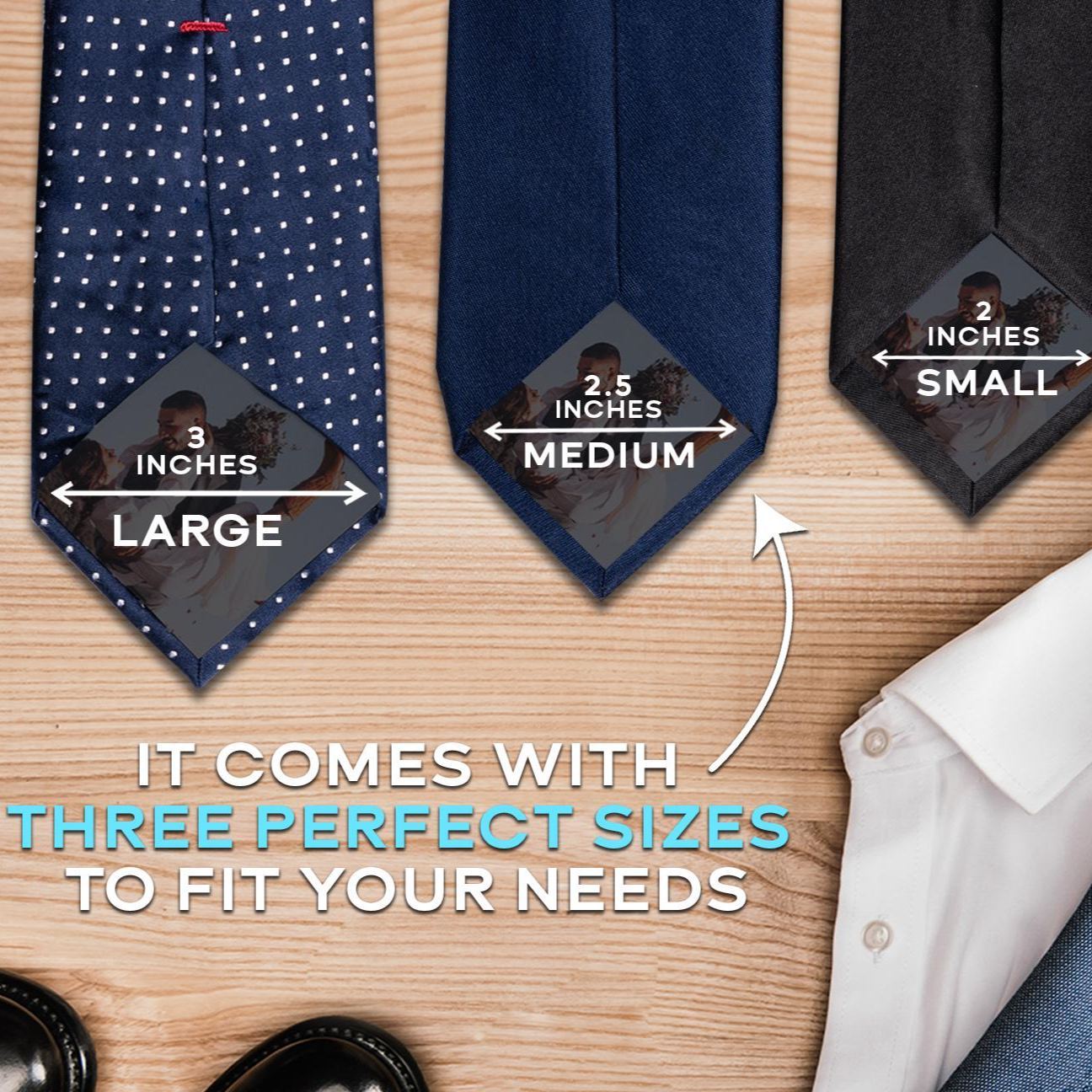 Personalized Photo Tie Patch Custom Picture Tie Patch Peel and Stick Fabric Tie Patch with Custom Photo Gifts for Him