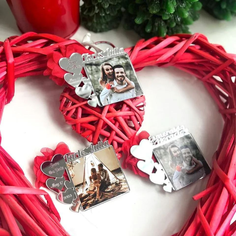 Custom Save The Date Photo Magnets Personalized Wedding Announcement Magnets Engagement Gift Photo Fridge Magnets