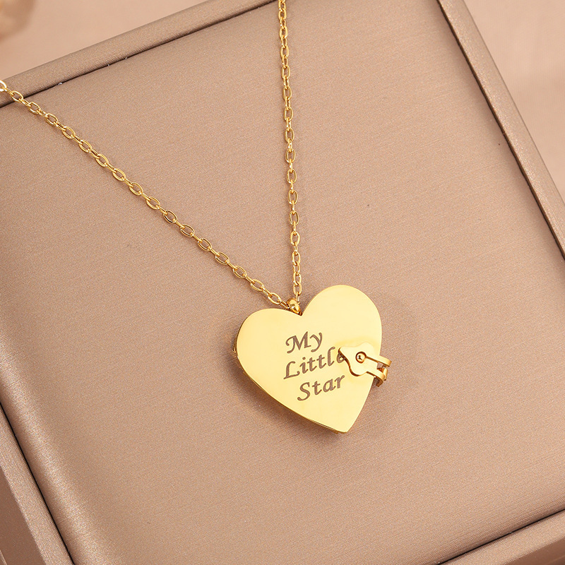 Personalized Book Locket Necklace Custom Seven Page Message Book Pendant Secret Love Letter Anniversary Gift