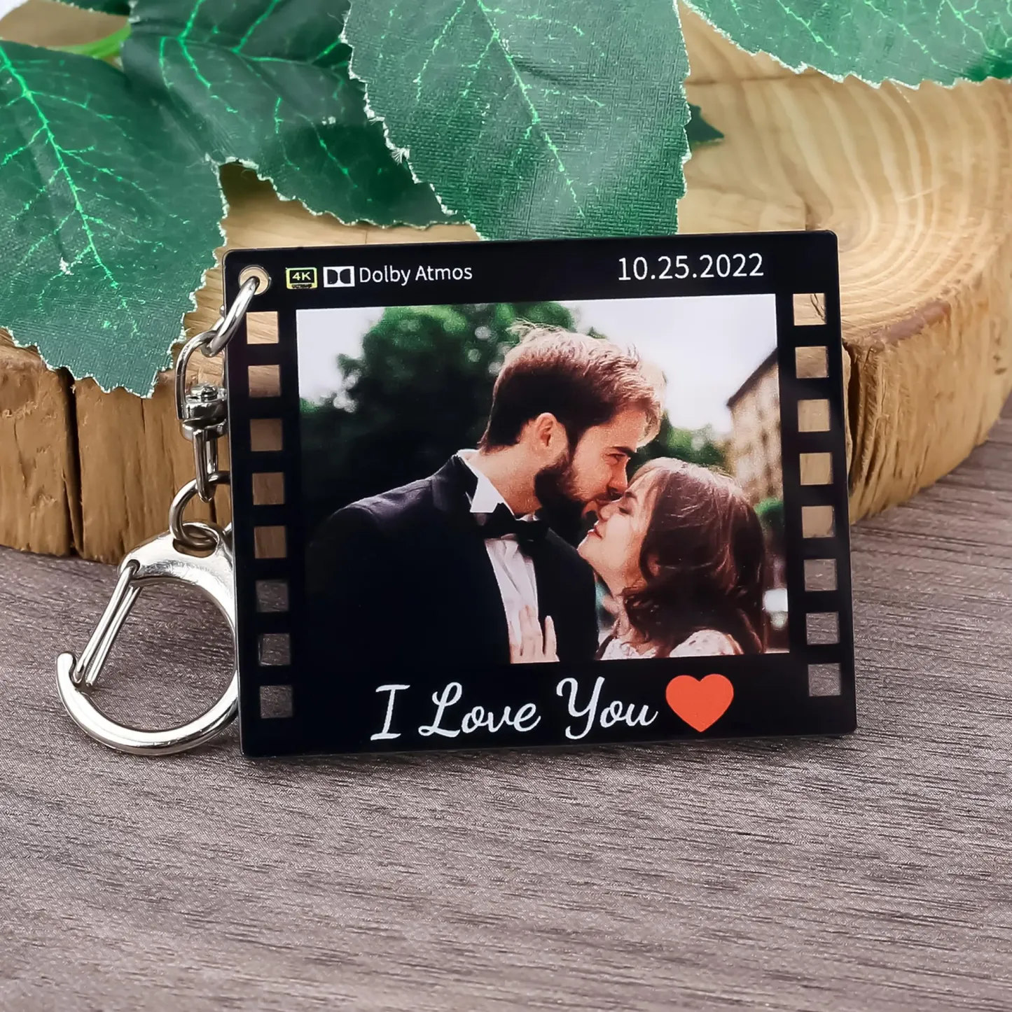 Personalized Photo Film Strip Keychain Custom Film Frame Keychain Movie Film Strip Valentine's Day Gifts