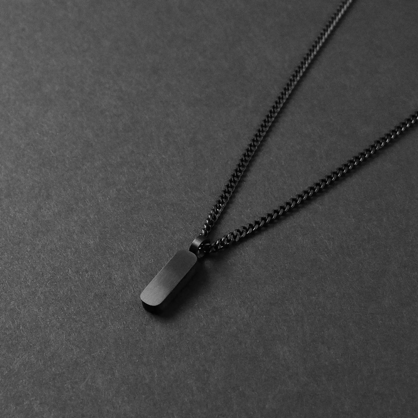 Men's Minimalist Bar Necklace Personalized Vertical Bar Necklace Custom Engraved Men's Bar Pendant Necklace Valentine's Day Gift