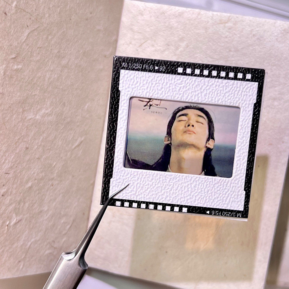 Custom Kodak Film Slide Keychain Personalized Translucent Photo Charm Romantic Gifts for Her