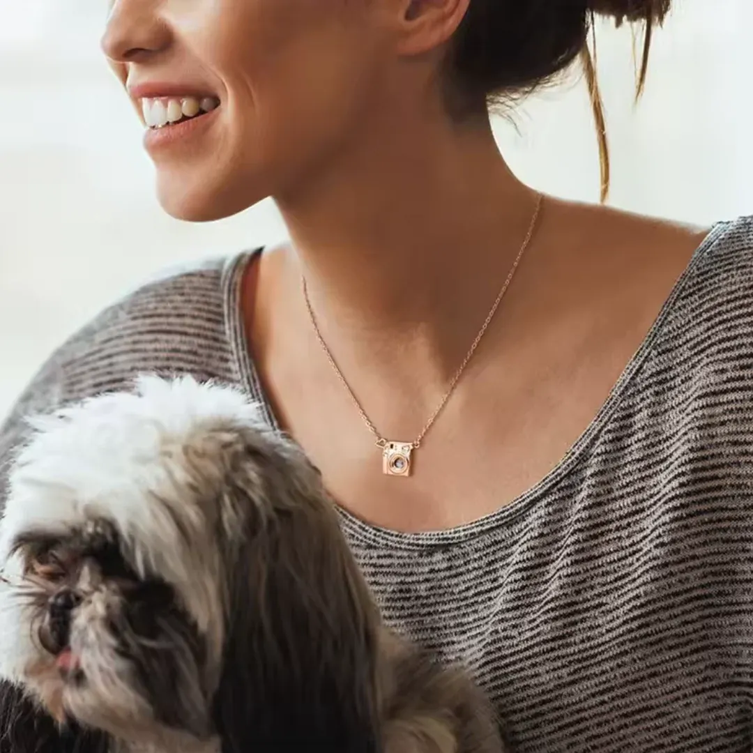 Custom Photo Vintage Camera Pendant Necklace Personalized Picture Polaroid Camera Necklace Gift for Her