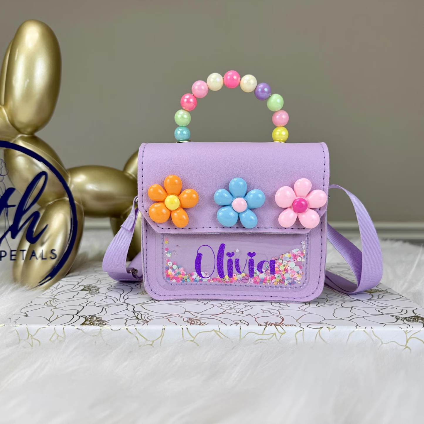 Personalized Mini Purse for Girls Custom Name Mini Purse Adorable Little Girl's Handbag Gift for Birthdays, Parties & Christmas