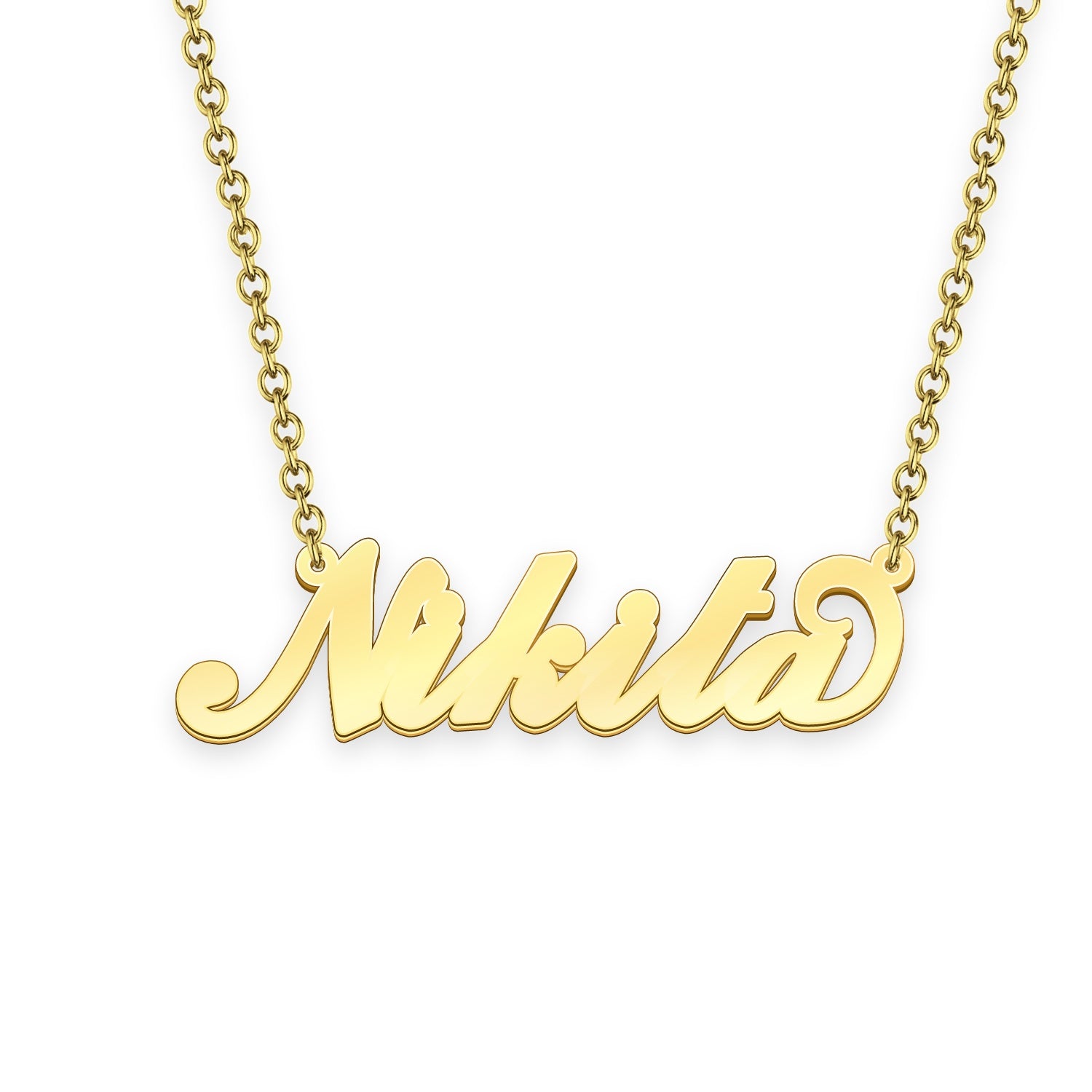 Nikita name pendant discount