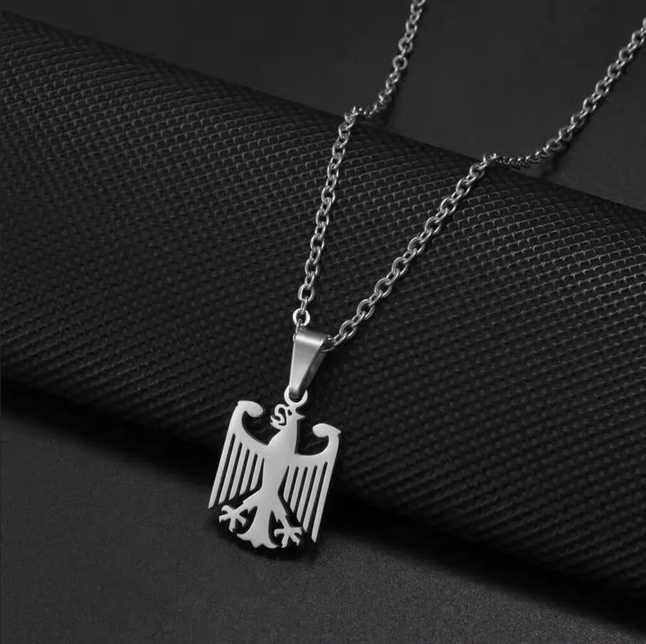Majestic Soaring Eagle Men Necklace Powerful Symbol of Freedom, Strength & Courage  Stainless Steel Winged Pendant for Confident Men Gifts For Him