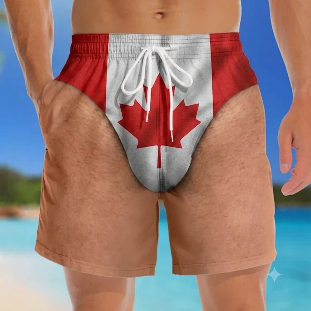 Custom Funny Men Swim Trunks - Personalized Summer Vacation And Travel Gifts For Men - Beach Day Ready - namenecklace