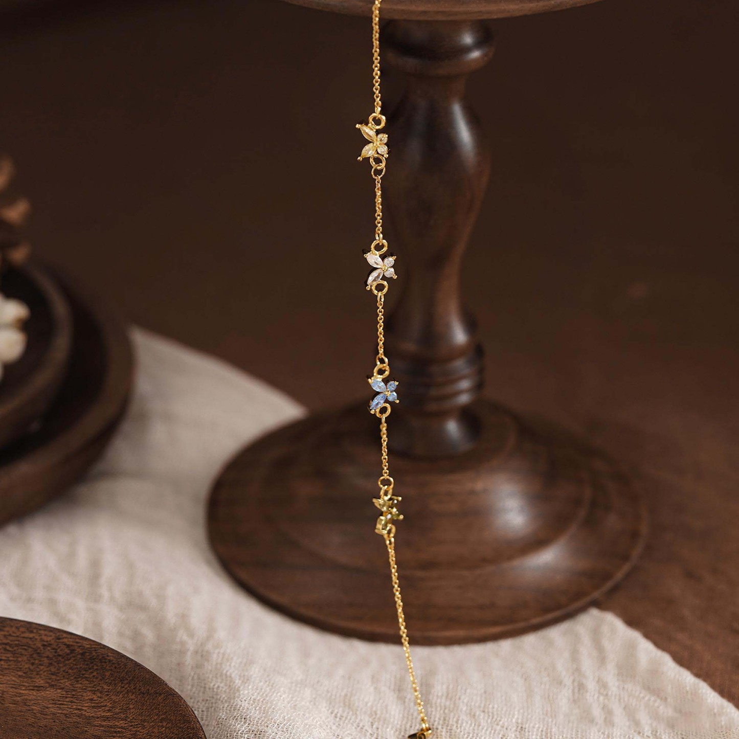 Personalized Butterfly Birthstone Bracelet Custom 1 to 5 Birthstones Jewelry Custom Family Members Names Bracelet Custom Gift for Mom Mother's Day Gift for Wife