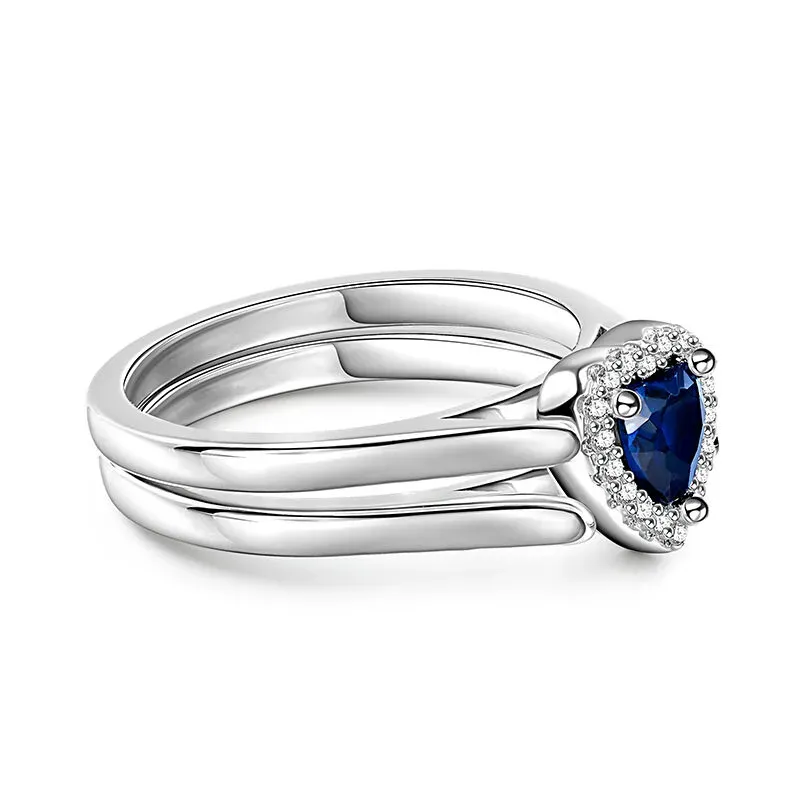 Custom Letter Design  Reversible Heart Diamond Letter Ring & Personalized Custom Initial Design Gifts for Her