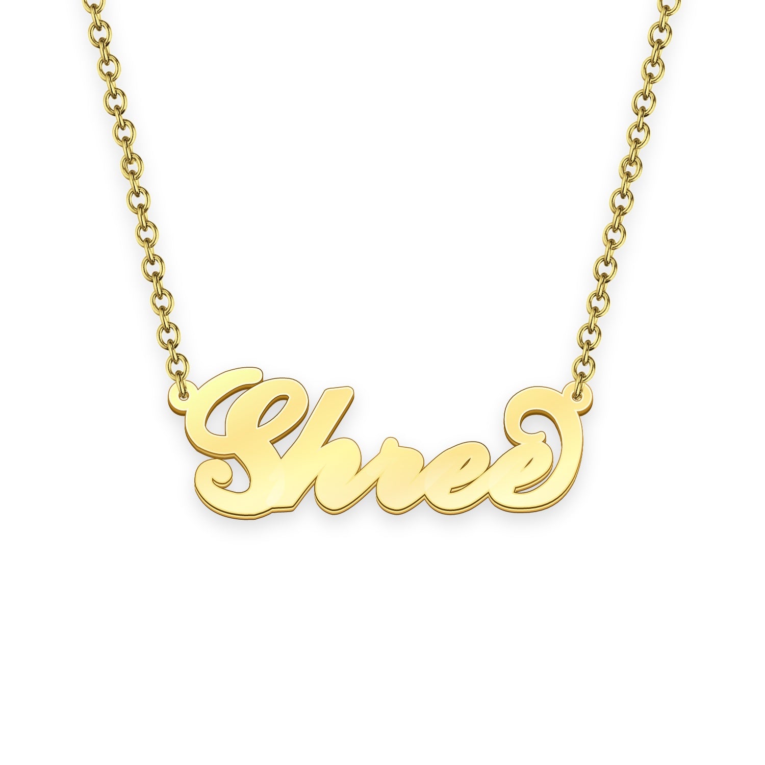 Shree Name Necklace Gold Custom Necklace Personalized Gifts for Her