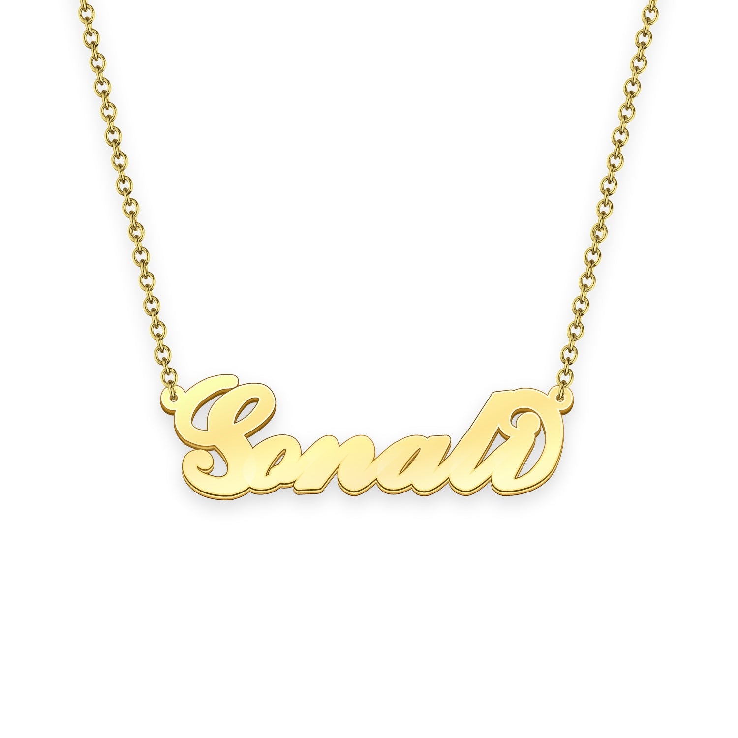 Sonali name necklace Gold Custom Necklace Personalized Gifts For Her