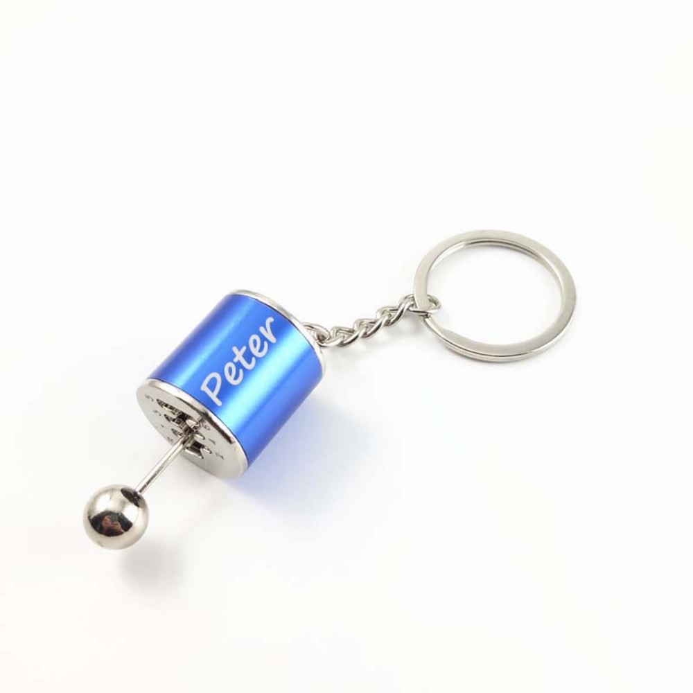 Father's Day Gifts Custom Miniature Shifting Keychain Speed Gear Shift Keychain Personalized Stress Relief Fob Custom Name Miniature Shifting Keychain