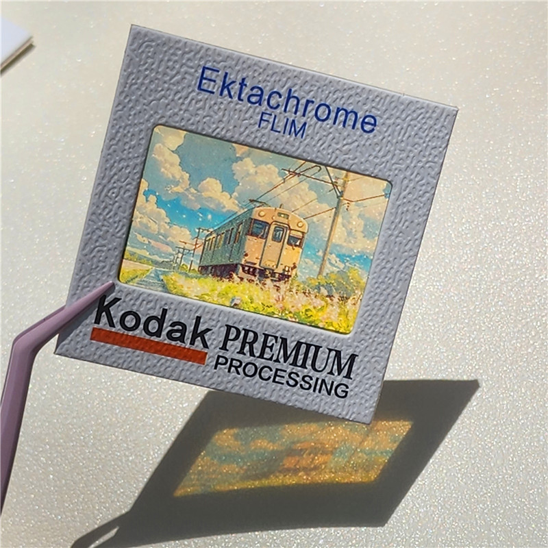 Custom Kodak Film Slide Keychain Personalized Translucent Photo Charm Romantic Gifts for Her