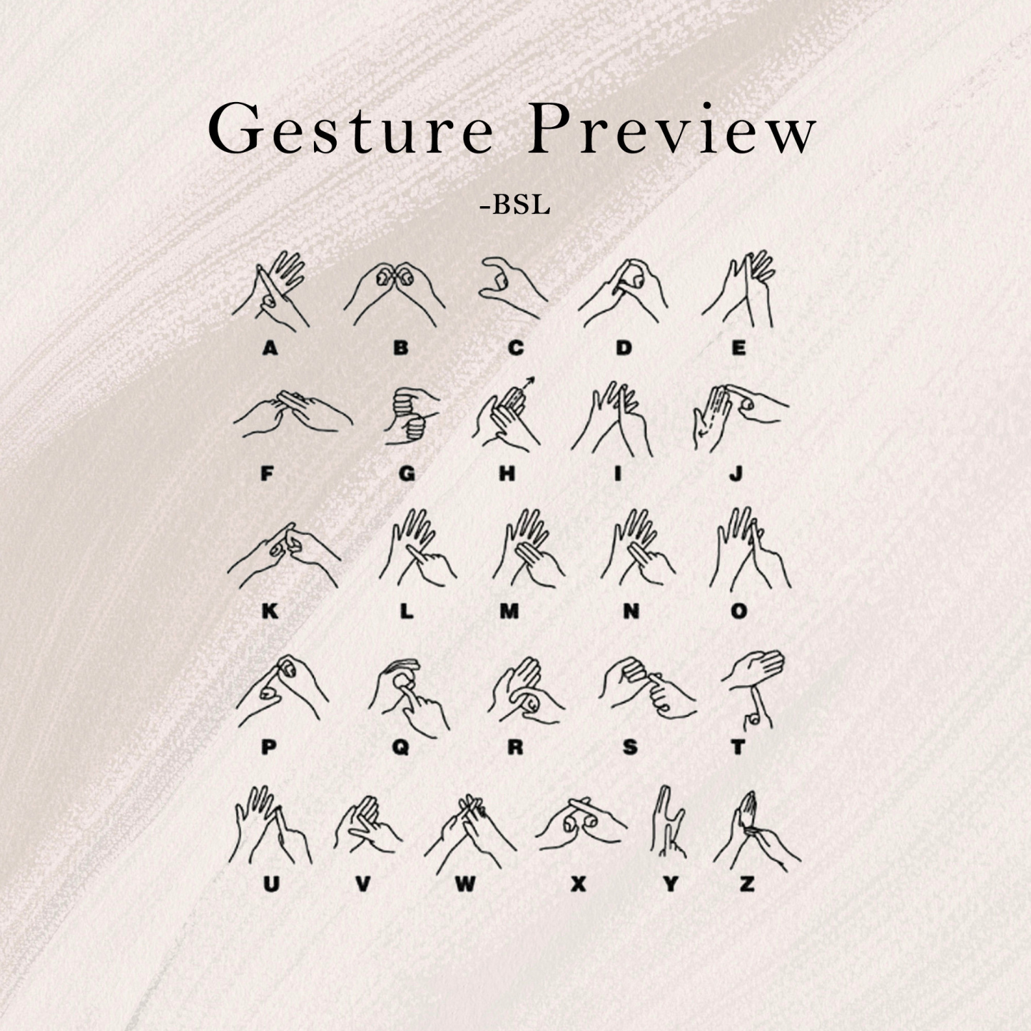 Custom Sign Language Name Necklace Personalized Gesture Name Necklac ASL BSL Jewelry Romantic Valentine's Day Gift