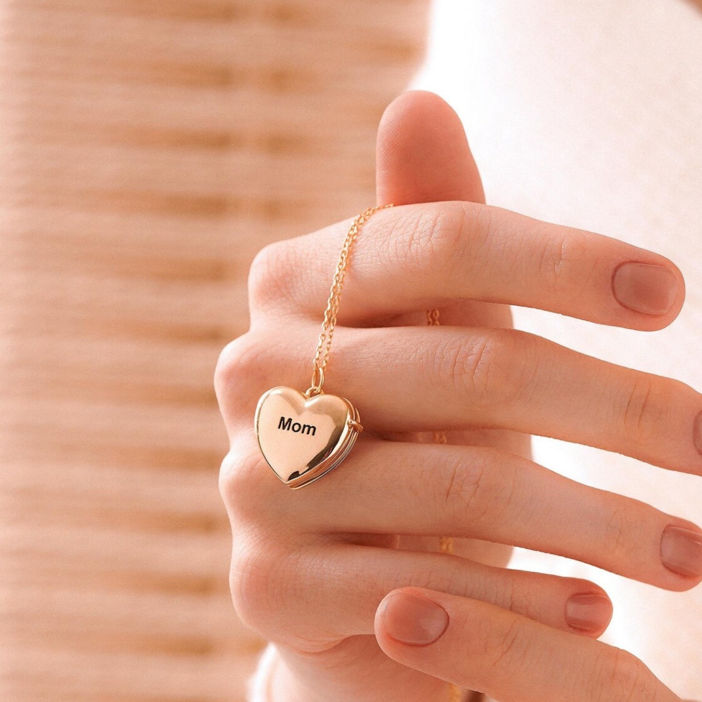 Custom Message Locket Personalized  Photo Heart Locket Necklace Hidden Photos Inside Valentine's Day Gift