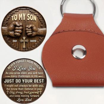 To My Son My Grandson My Boy | Personalized Pocket Hug