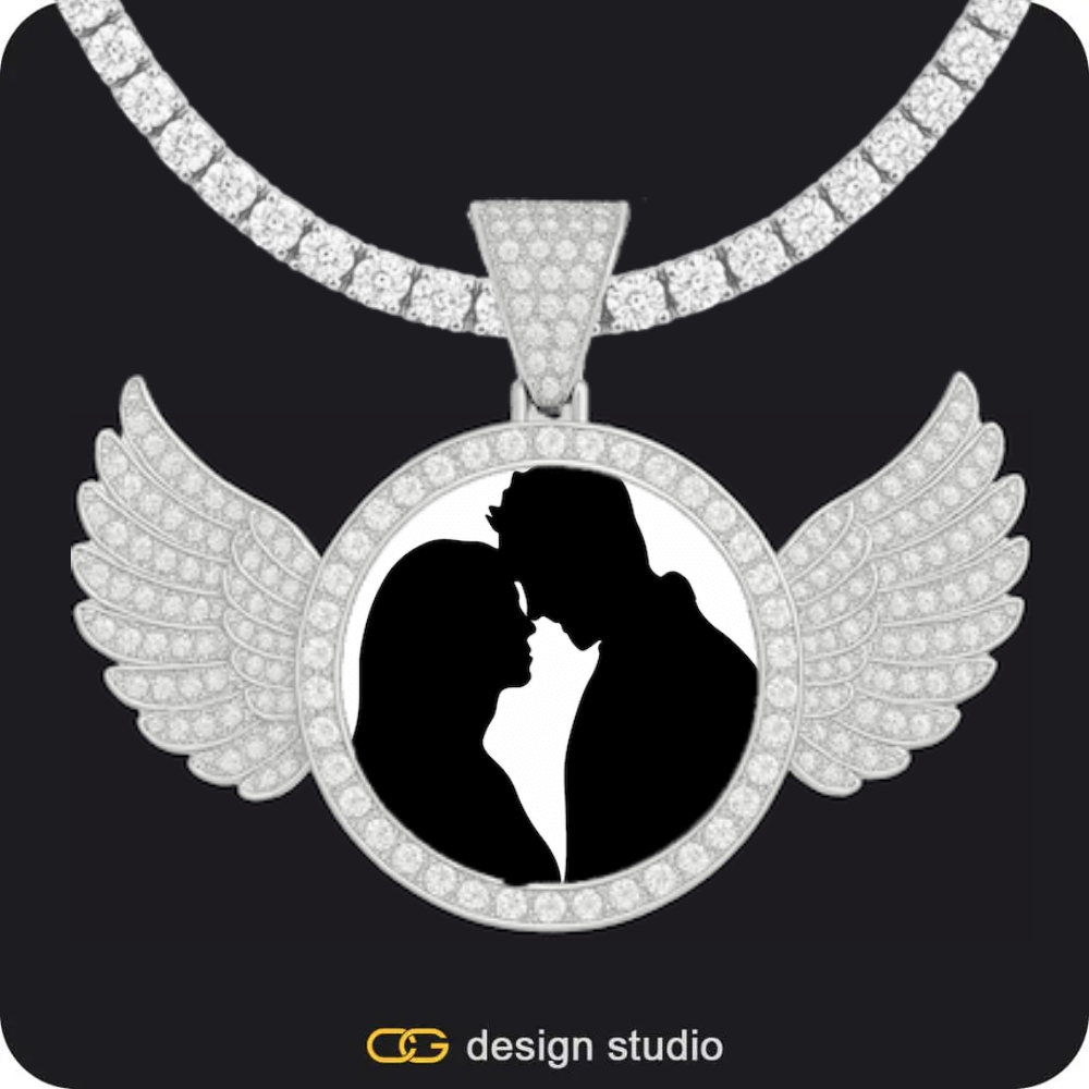 Custom Photo Pendant Necklace Multiple Shapes Personalized Keepsake For Her And Him Gifts