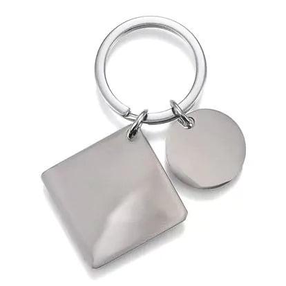 Personalized Calendar Date Keychain Custom Love You Disc Keyring Anniversary Gift for Boyfriend