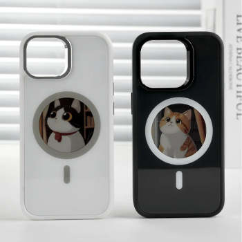 Personalized Custom  Magnetic Phone Case with E Ink Display Special Gift Idea Unique DIY Design