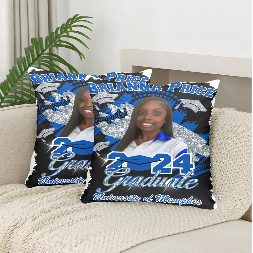 Personalized Graduation Pillow Gift For Him or Her