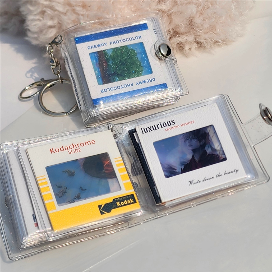 Custom Kodak Film Slide Keychain Personalized Translucent Photo Charm Romantic Gifts for Her