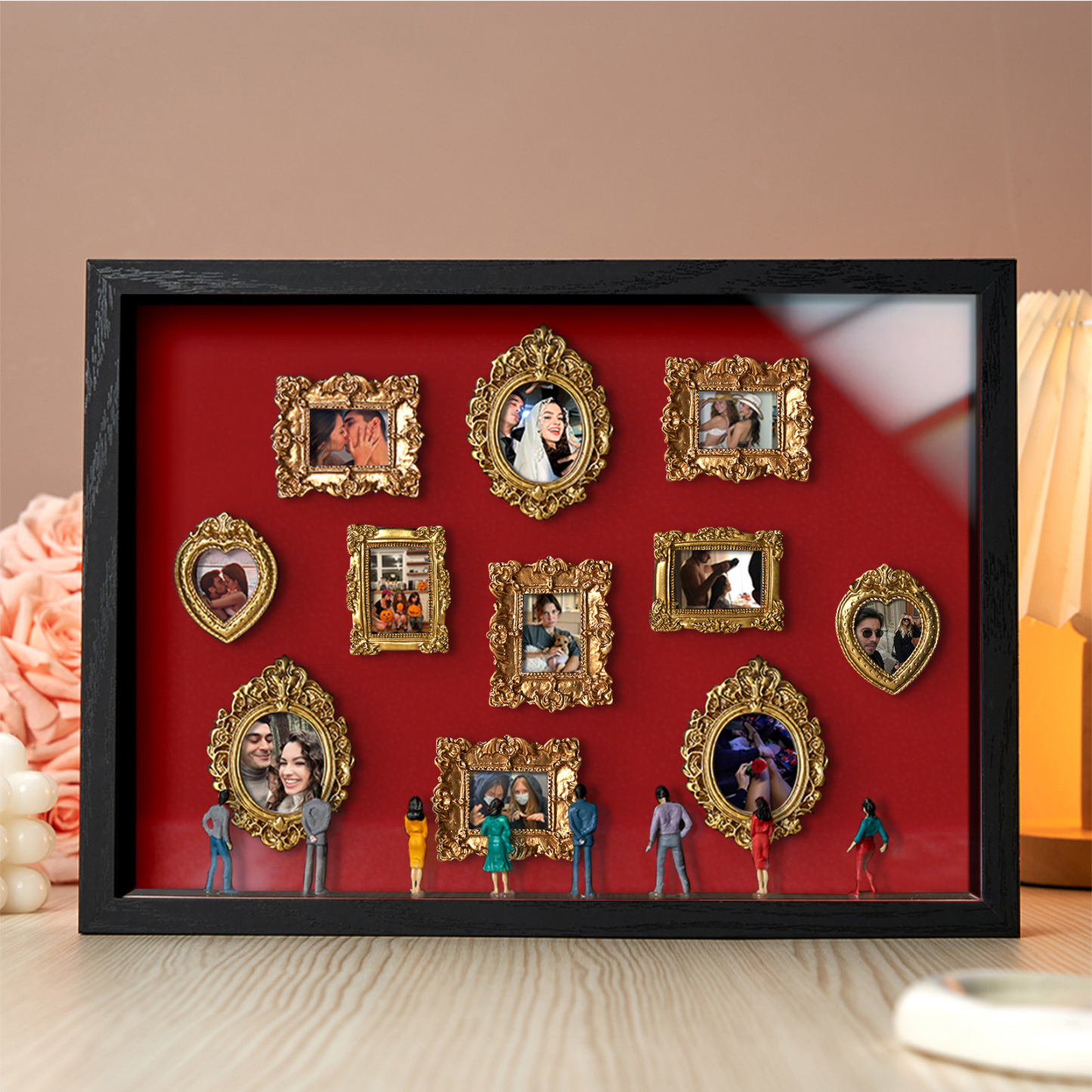 Museum of Us Frame Personalized Couples Gift for Her Cute Miniature Museum Gifts Meaningful Gift Valentine's Day Anniversary Gift - NameNecklaceAU