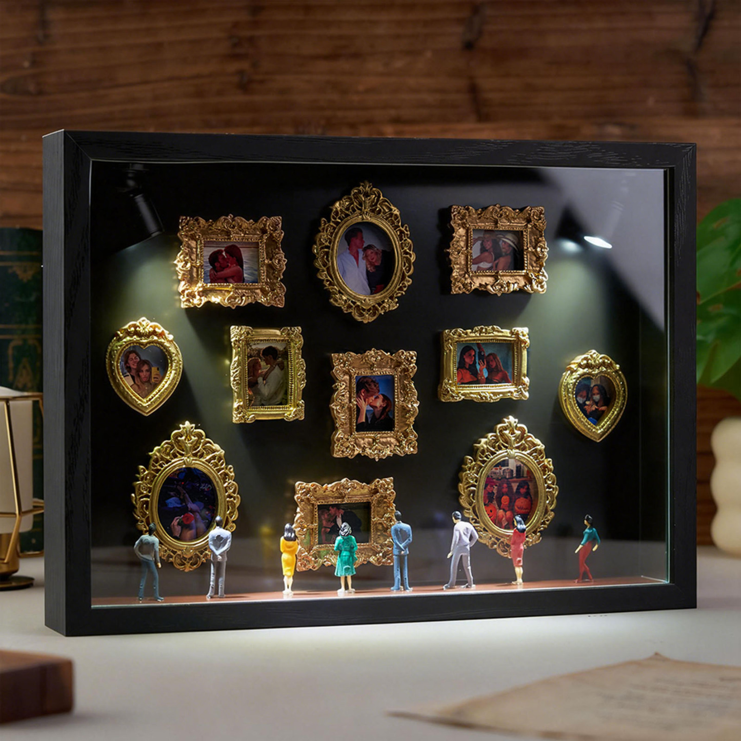 Museum of Us Frame Personalized Couples Gift for Her Cute Miniature Museum Gifts Meaningful Gift Valentine's Day Anniversary Gift - NameNecklaceAU