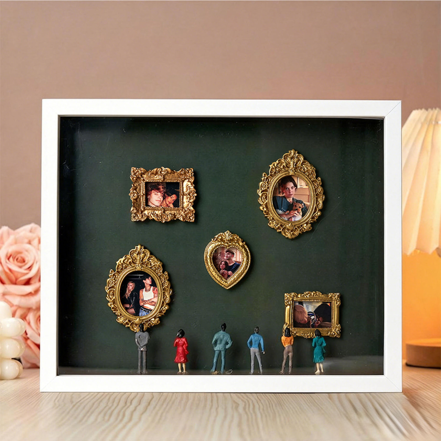 Museum of Us Frame Personalized Couples Gift for Her Cute Miniature Museum Gifts Meaningful Gift Valentine's Day Anniversary Gift - NameNecklaceAU