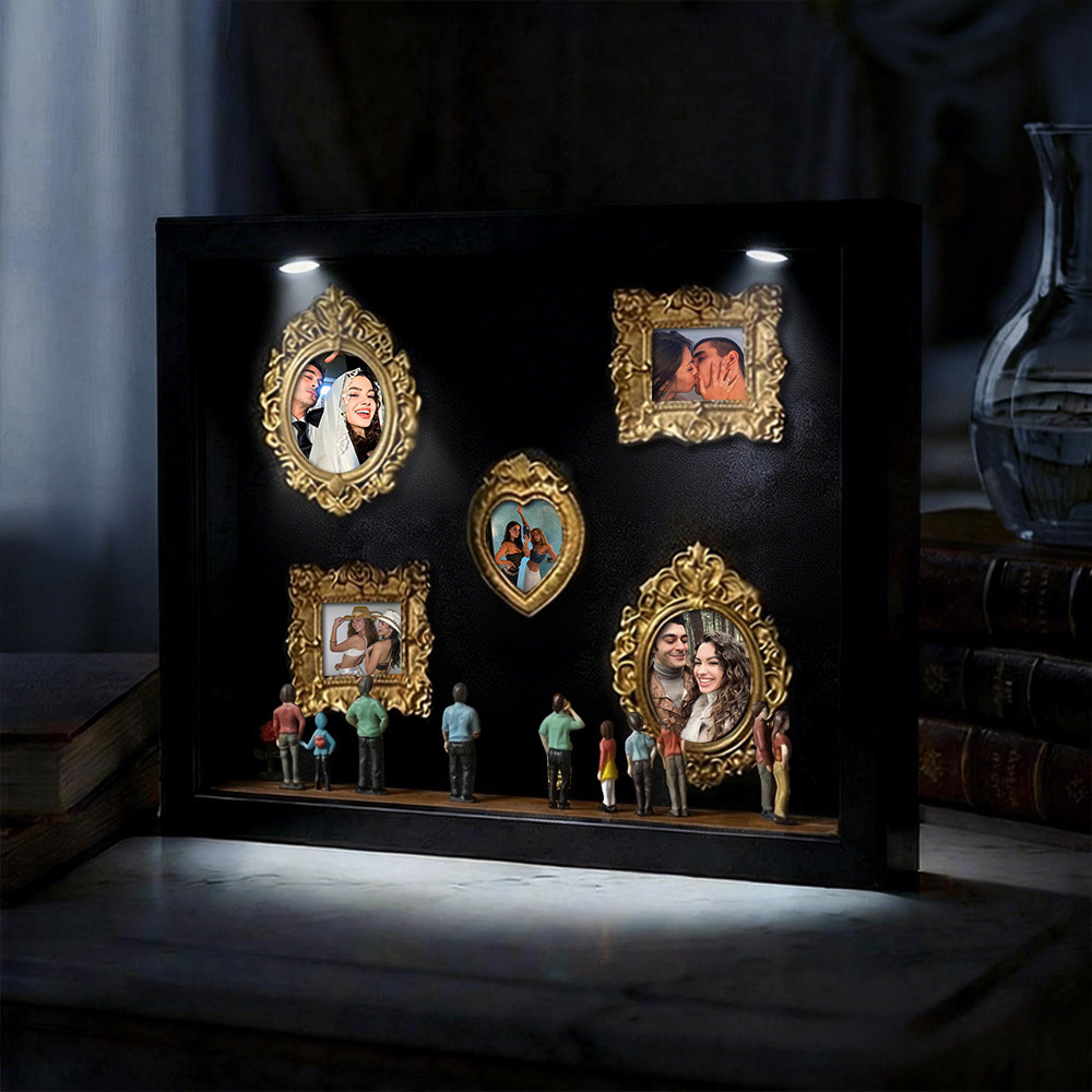 Museum of Us Frame Personalized Couples Gift for Her Cute Miniature Museum Gifts Meaningful Gift Valentine's Day Anniversary Gift - NameNecklaceAU