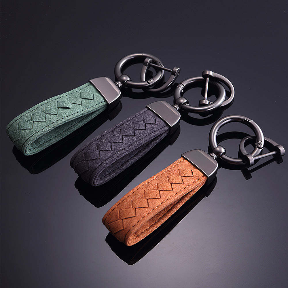 Leather Keychain Gifts for Men and Birthday Gift for Boyfriend - yournamenecklaceau