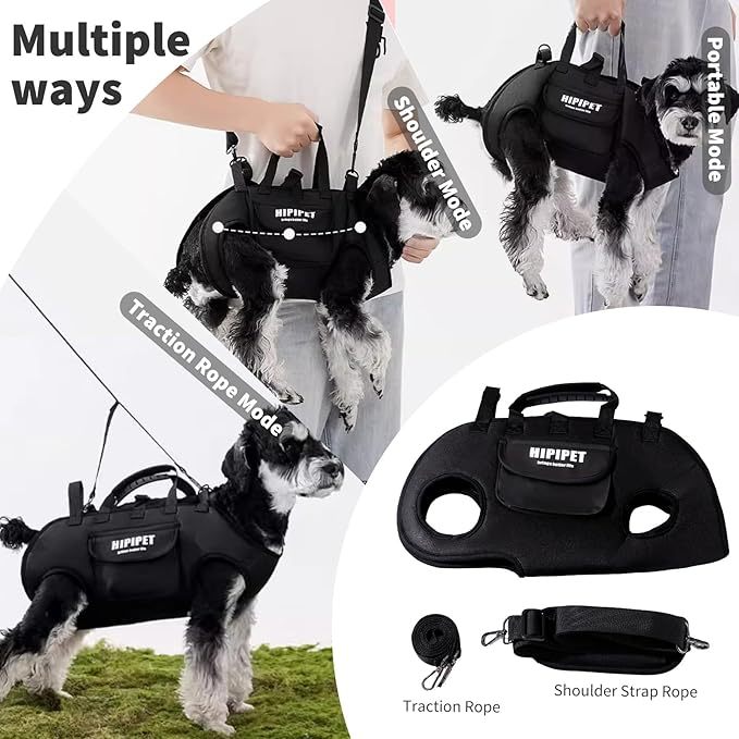 Pet Carrier for Small Dogs Adjustable Shoulder Handbag Pet Traction Pack Portable Breathable Crossbody Backpack - NameNecklaceAU