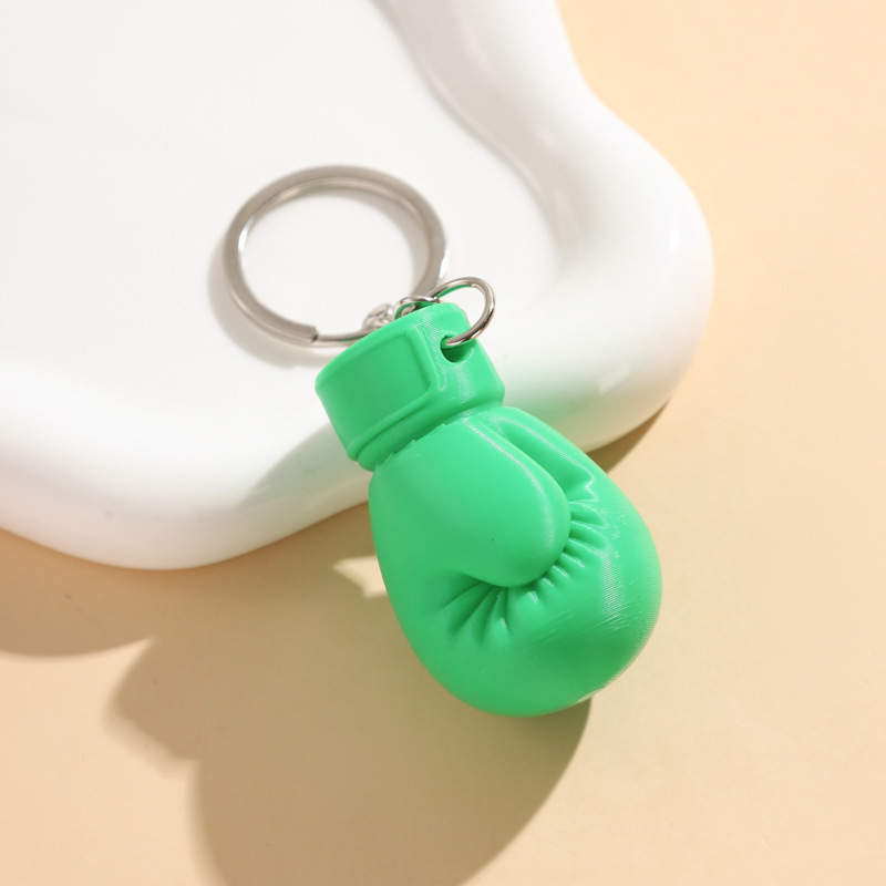 3D Printed Boxing Glove Keychain Mini 3D Printed Boxing Glove Keychain Combat Sports Keyring Gift for Boxers - NameNecklaceAU
