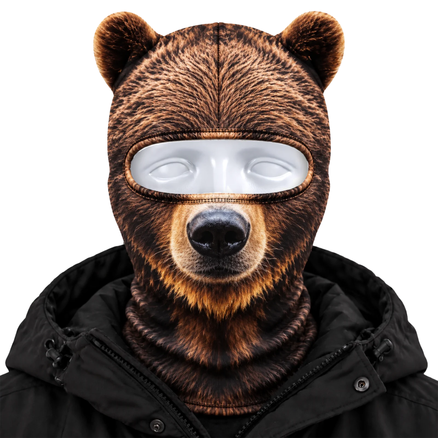 3D Animal Balaclava Ski Mask Thermal Windproof Winter Face Mask Funny 3D Printed Animal Ski Mask Full Face Cover Windproof Thermal Balaclava Hood - NameNecklaceAU