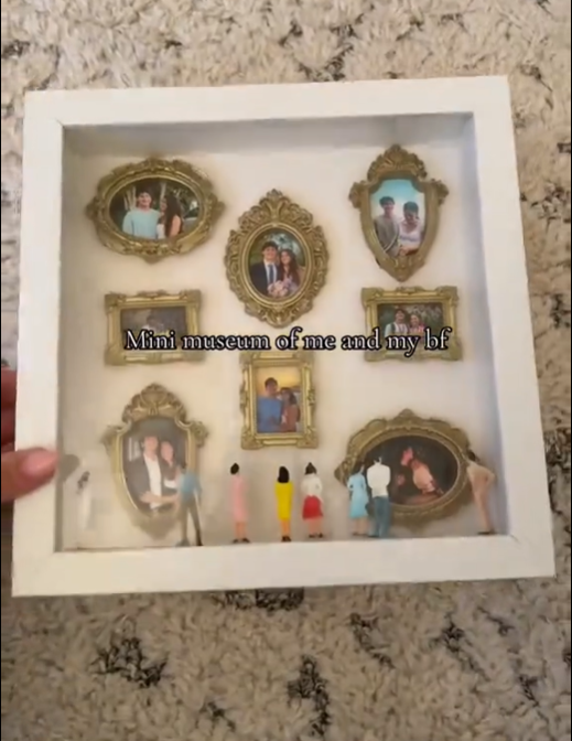 Museum of Us Mini Museum Shadow Box | Baroque Vintage Photo Decor - NameNecklaceAU