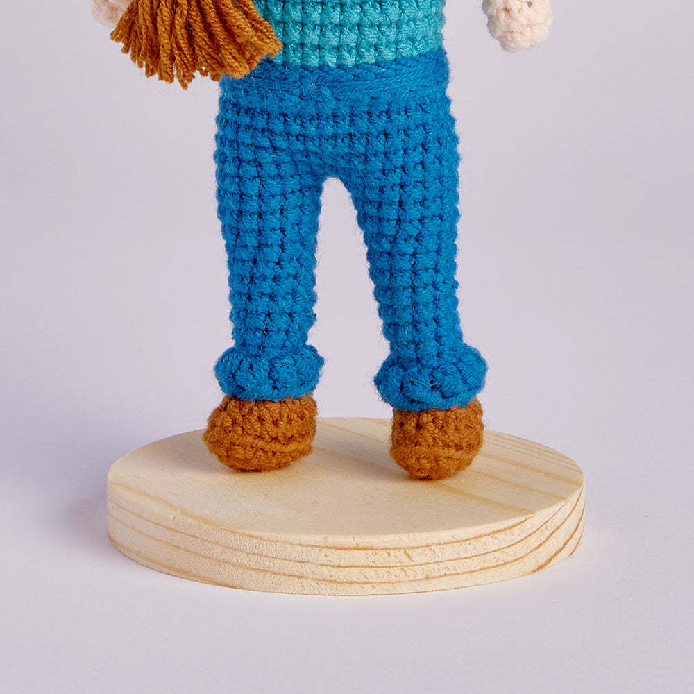 15cm Crochet Doll Base Stand - yournamenecklaceau