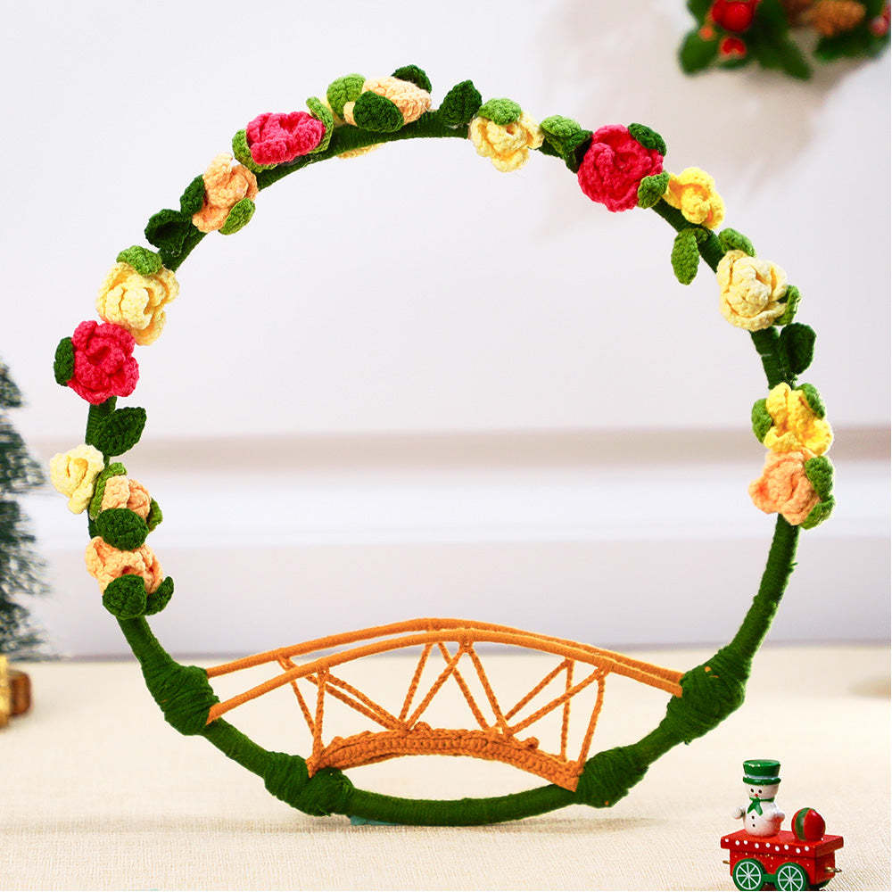 Circle Crochet Garland - yournamenecklaceau