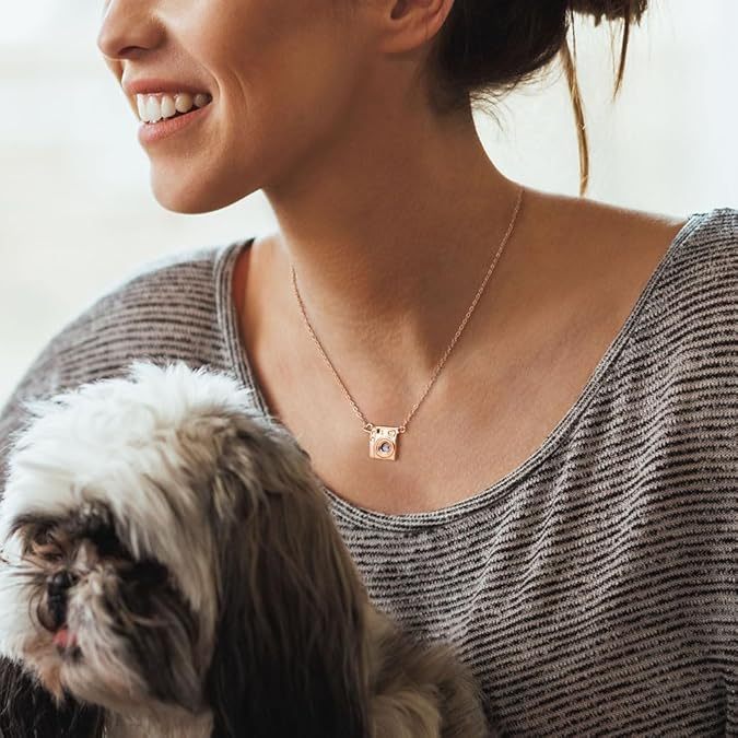 Personalized Camera Pendant Vintage Camera Necklace with Removable Photo & Custom Jewelry of Love Memories for Her/Him - NameNecklaceAU