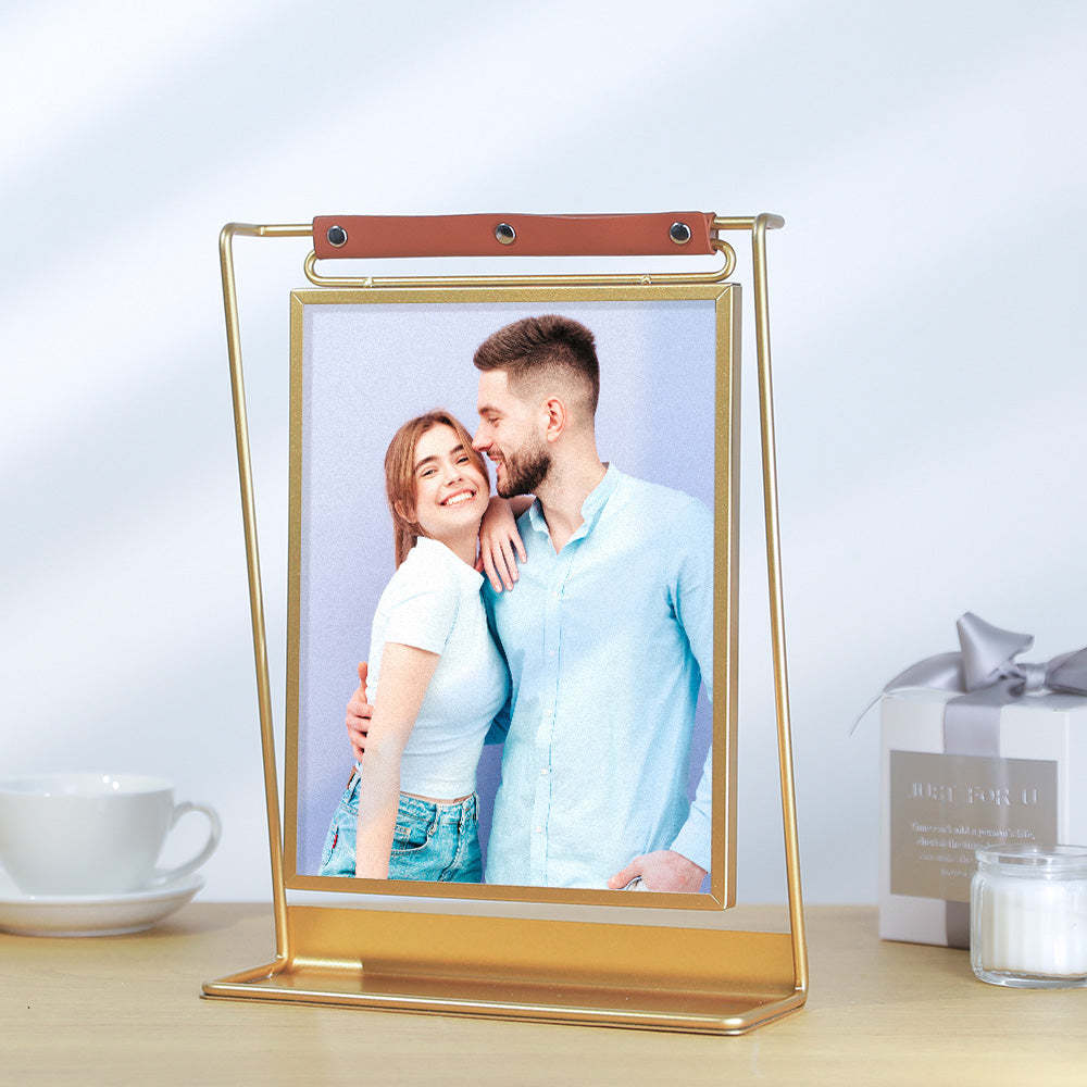 Scannable Spotify Code Photo Frame Personalized Double-Sided Display Stand Gifts For Lovers - yournamenecklaceau