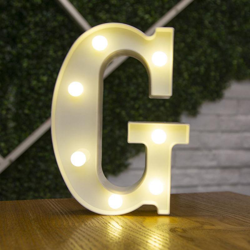Light Up Letters Name Light Gift"G" - yournamenecklace