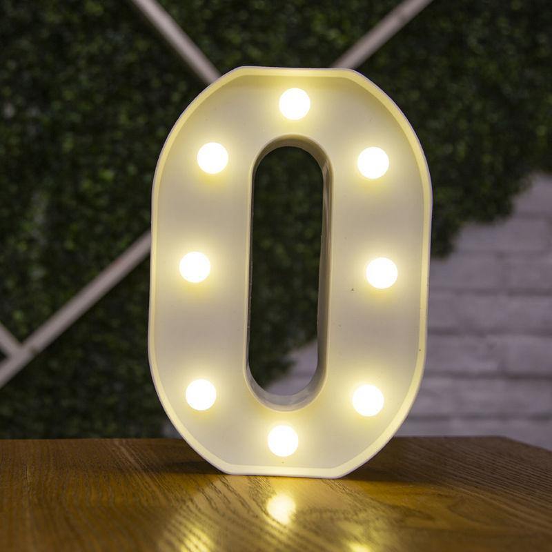 Light Up Letters Name Light Gift"0" - yournamenecklace